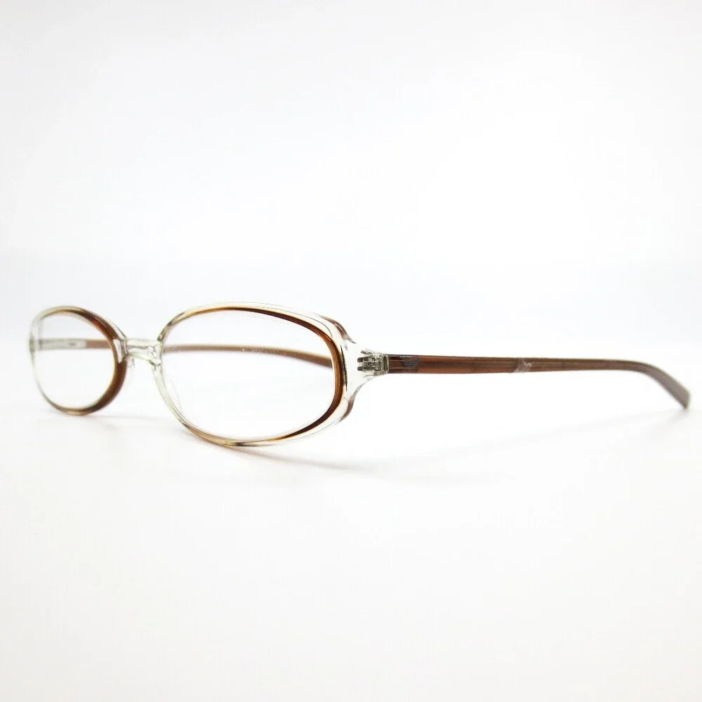 Emporio Armani EA9017 JG9 Eyeglasses Frames Brown clear Oval Full Rim 49-17-135